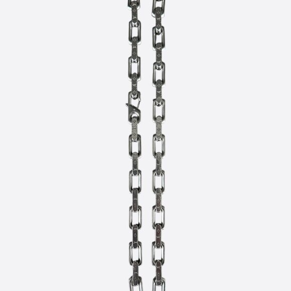 Louis Vuitton Silver Monogram Chain Necklace - Picture 1 of 3